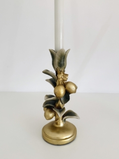 Kandelaar bloem met goud (hoge variant)