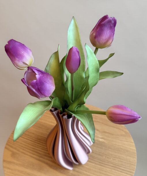 Alternative view of Vaasje met kunsttulpen Blossom Bliss