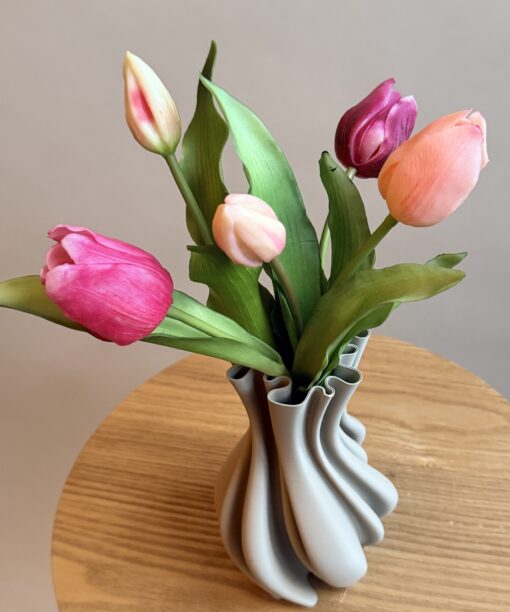 Alternative view of Vaasje met kunsttulpen Blossom Bliss