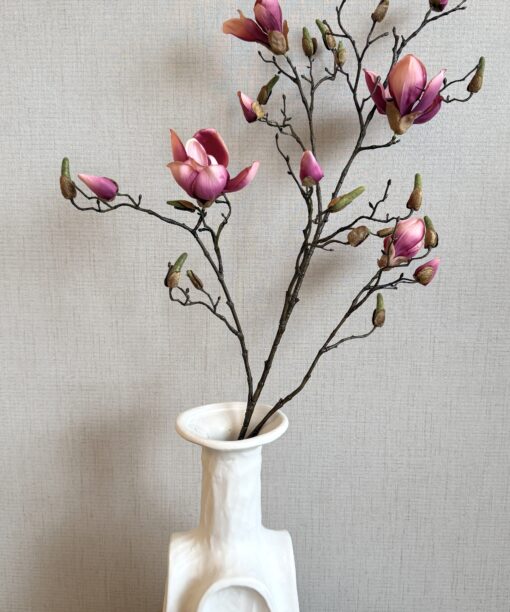 Kunsttak Magolia kleur mauve 110cm