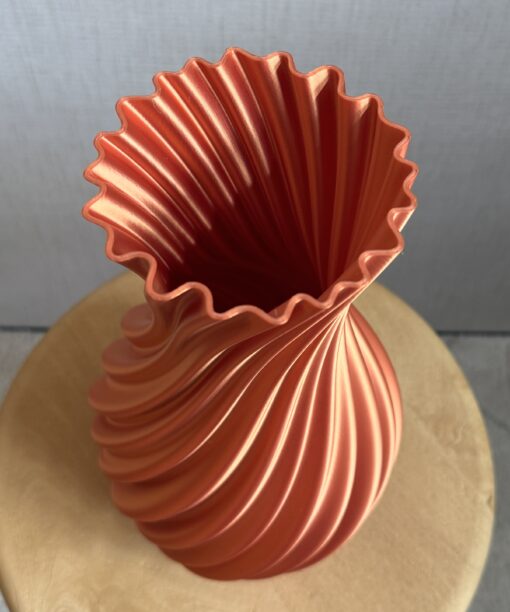 Alternative view of 3D geprinte unieke vaas, goldfish  33cm